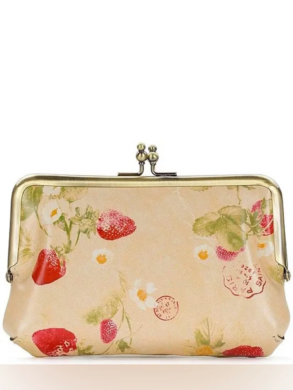 NWT-Patricia Nash-SET-Parisian🍓Strawberry-Sandrine Bag & Fira Frame Wallet-$258